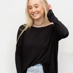 Long Sleeve Piko Top