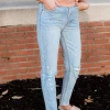 By Together Ali Distressed High Waisted Jeans