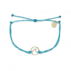 Pura Vida Wave Charm Bracelet