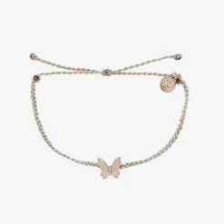 Pura Vida Butterfly In Flight Charm Bracelet