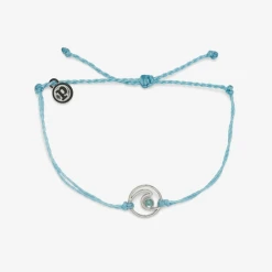 Pura Vida Shimmering Wave Charm Bracelet