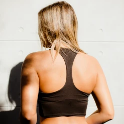 Mono B Basic Racerback Crop Top