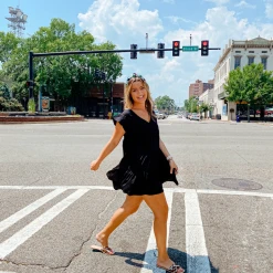 Entro Dresses Mae Flutter Sleeve Dress