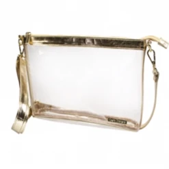 Capri Designs Large Clear Crossbody Bag Lifestyle