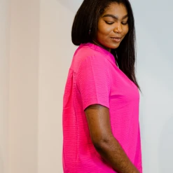 Entro London Flowy V Neck Blouse