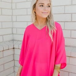 Adrienne Solid Cocoon Blouse
