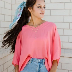 Adrienne Solid Cocoon Blouse