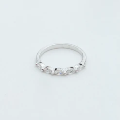 TRENDY Wholesale Jewelry Thin CZ Ring