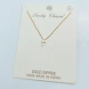 TRENDY Wholesale Gold Dipped Cross Necklace Jewelry