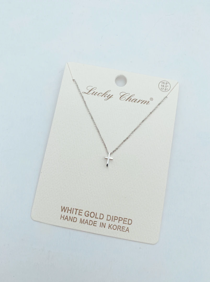 TRENDY Wholesale Gold Dipped Cross Necklace - Elegant Jewelry for Women & Men 4 TRENDY Wholesale Gold Dipped Cross Necklace Jewelry