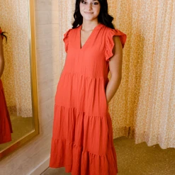 Entro Anna Grace Midi Dress