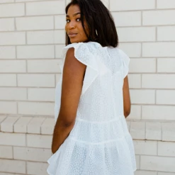 Entro Francesca Printed Babydoll Top