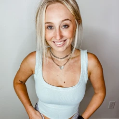 Nikibiki Tops Scoop Neck Crop Top