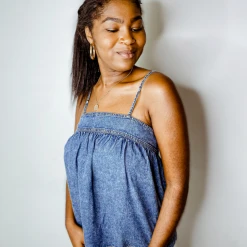 Entro Dalyn Denim Tank Tops