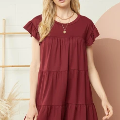 Entro Millie Tiered Ruffle Dress Dresses