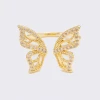 TRENDY Wholesale Butterfly Adjustable Ring