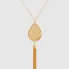 TRENDY Wholesale Long Pendant Tassel Necklace