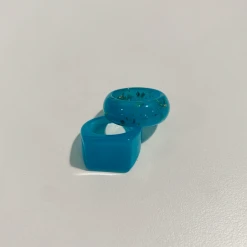 Golden Stella Riesin Ring Set