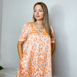 Adrienne Dresses Tristan Printed Swing Dress