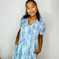 Adrienne Dresses Tristan Printed Swing Dress