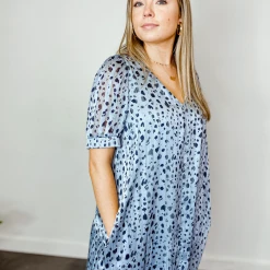 Adrienne Dresses Tristan Printed Swing Dress