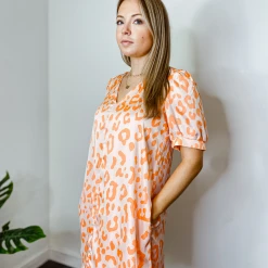 Adrienne Dresses Tristan Printed Swing Dress