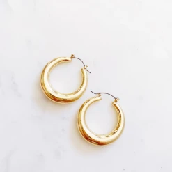 Raw & Rebellious Natasha Hoop Earrings Jewelry