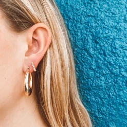 Raw & Rebellious Natasha Hoop Earrings Jewelry