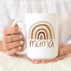From Us To You Mama Rainbow Coffee Mug Lifestyle