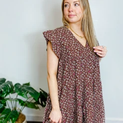 Entro Feeling Groovy Tiered Dress