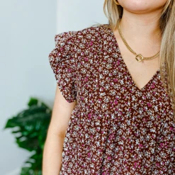 Entro Feeling Groovy Tiered Dress