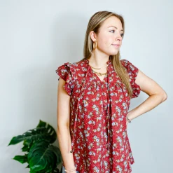 Entro Daniella Floral Top