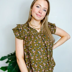 Entro Daniella Floral Top