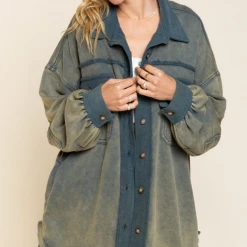 POL Tops Harper Button Up Jacket