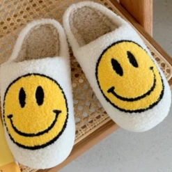 Ark & Co Fuzzy Smile Slippers Lifestyle