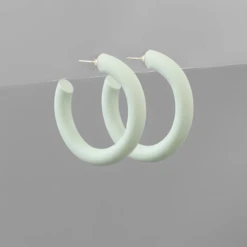 Golden Stella Jewelry Clay Open Hoops