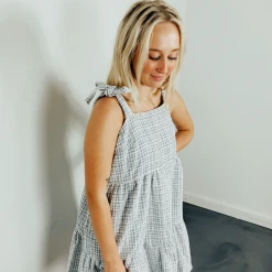 &Merci Nantucket Gingham Babydoll Dress