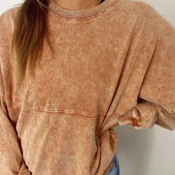 Fantastic Fawn Tops Stormi Mineral Wash Sweatshirt