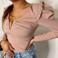 Do + Be Brighton Ruffle Bodysuit