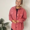La Miel Sawyer Soft Fleece Button Up Jacket Tops