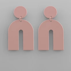 Golden Stella Classic Arch Earrings - Elegant Gold-Tone Hoop Earrings for Women 13 Golden Stella Classic Arch Earrings