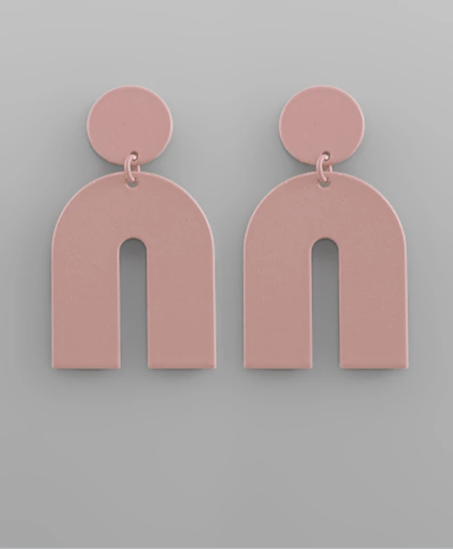 Golden Stella Classic Arch Earrings - Elegant Gold-Tone Hoop Earrings for Women 5 Golden Stella Classic Arch Earrings