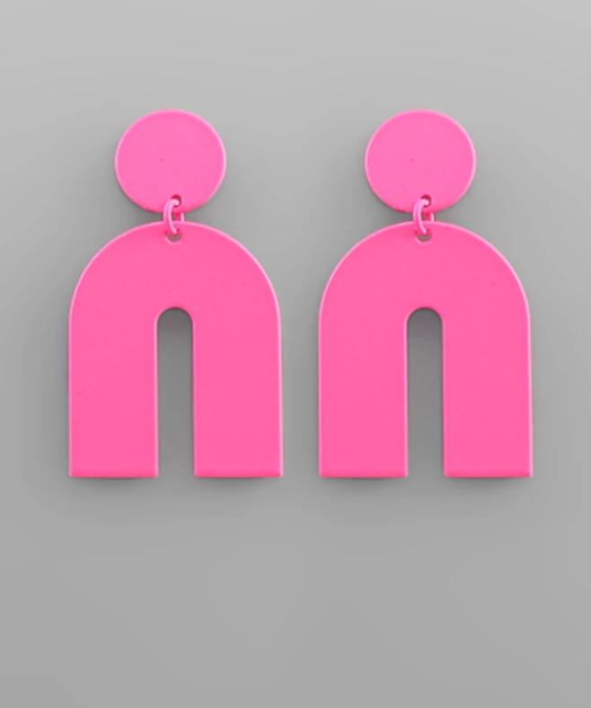 Golden Stella Classic Arch Earrings - Elegant Gold-Tone Hoop Earrings for Women 6 Golden Stella Classic Arch Earrings