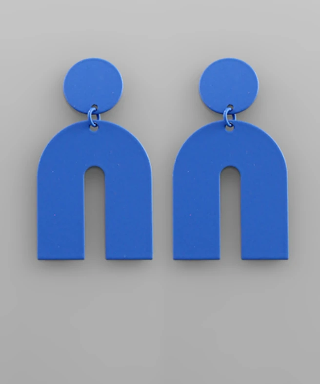 Golden Stella Classic Arch Earrings - Elegant Gold-Tone Hoop Earrings for Women 8 Golden Stella Classic Arch Earrings