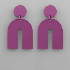 Golden Stella Classic Arch Earrings - Elegant Gold-Tone Hoop Earrings for Women 17 Golden Stella Classic Arch Earrings