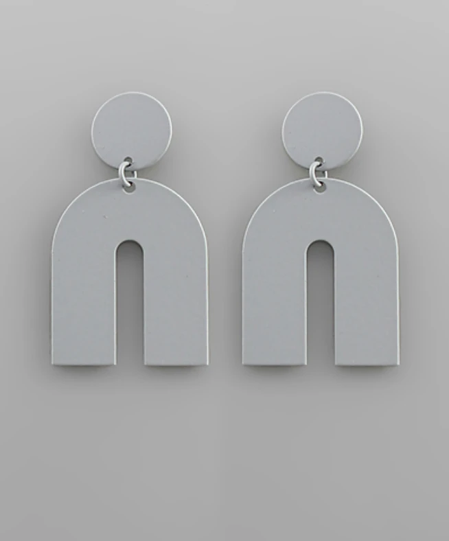 Golden Stella Classic Arch Earrings - Elegant Gold-Tone Hoop Earrings for Women 10 Golden Stella Classic Arch Earrings