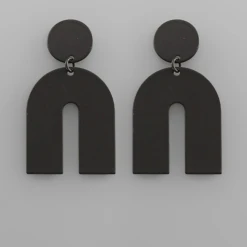 Golden Stella Classic Arch Earrings - Elegant Gold-Tone Hoop Earrings for Women 19 Golden Stella Classic Arch Earrings