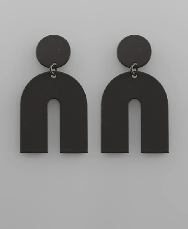 Golden Stella Classic Arch Earrings - Elegant Gold-Tone Hoop Earrings for Women 11 Golden Stella Classic Arch Earrings