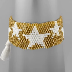 Golden Stella Jewelry Star Beaded Bracelet