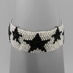 Golden Stella Jewelry Star Beaded Bracelet